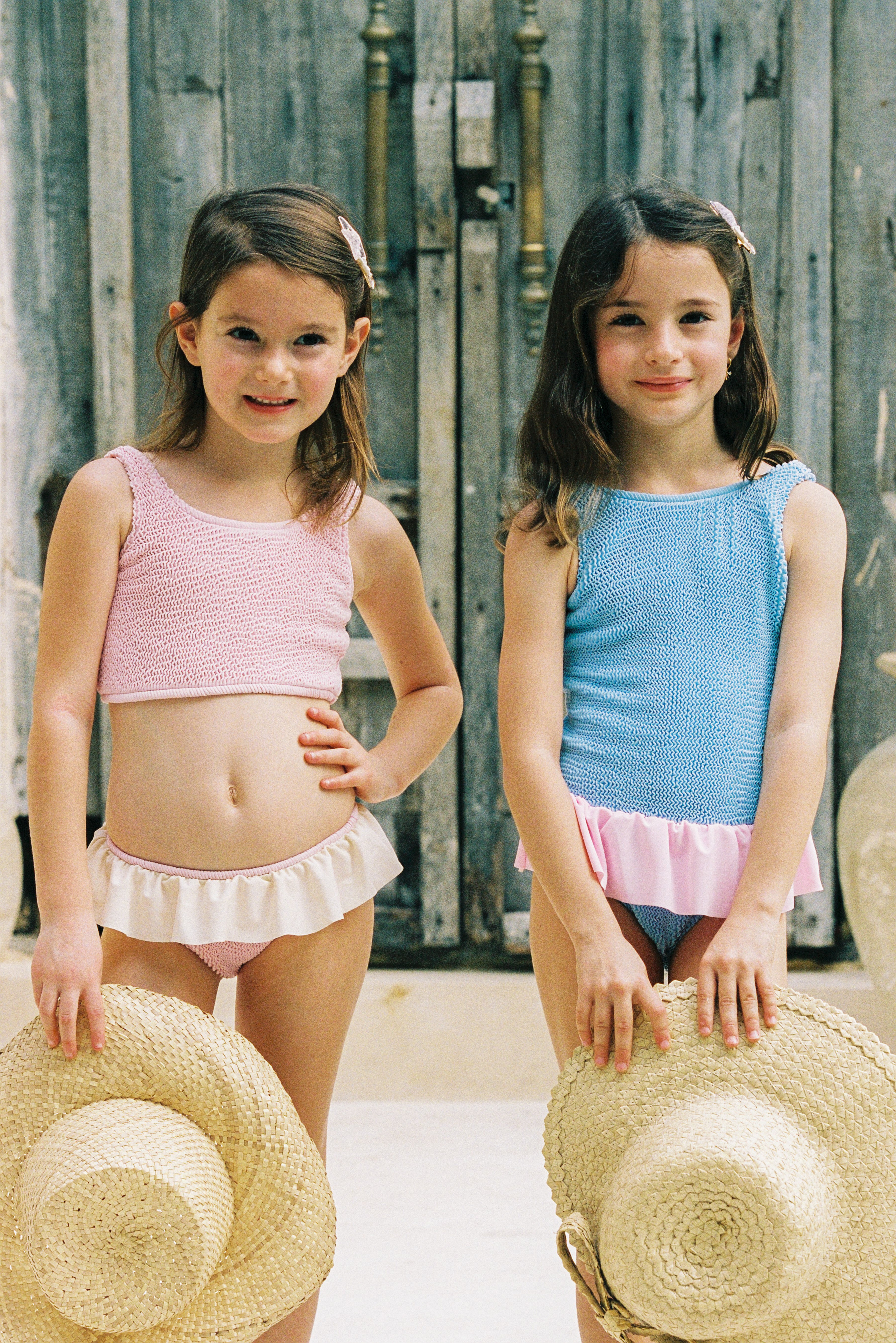 ELLIE TANK BIKINI - BLUSH / CREAM - <b>SPF 50+ </B>
