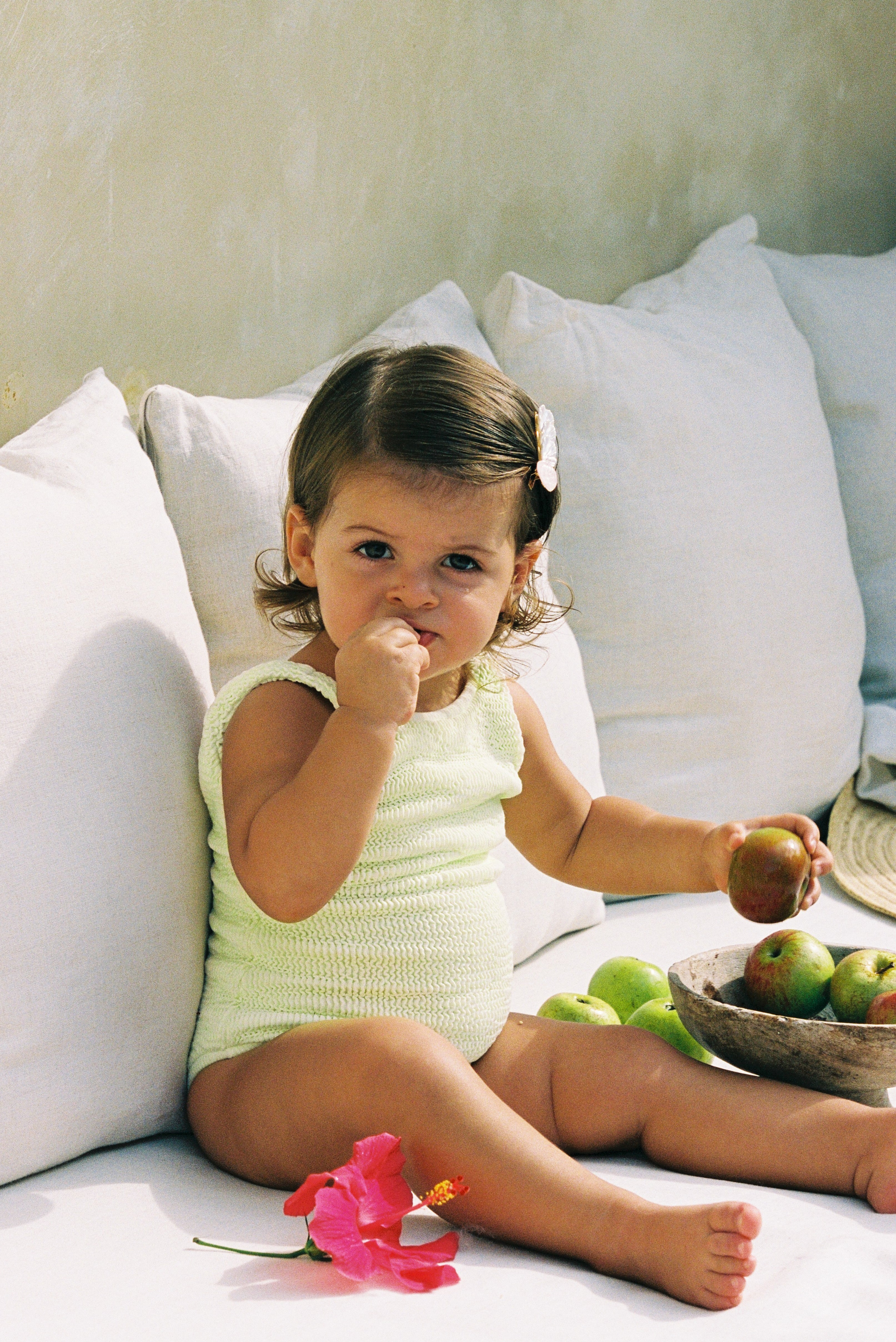 CLASSIC ONE PIECE - YELLOW - <b>SPF 50+</B>