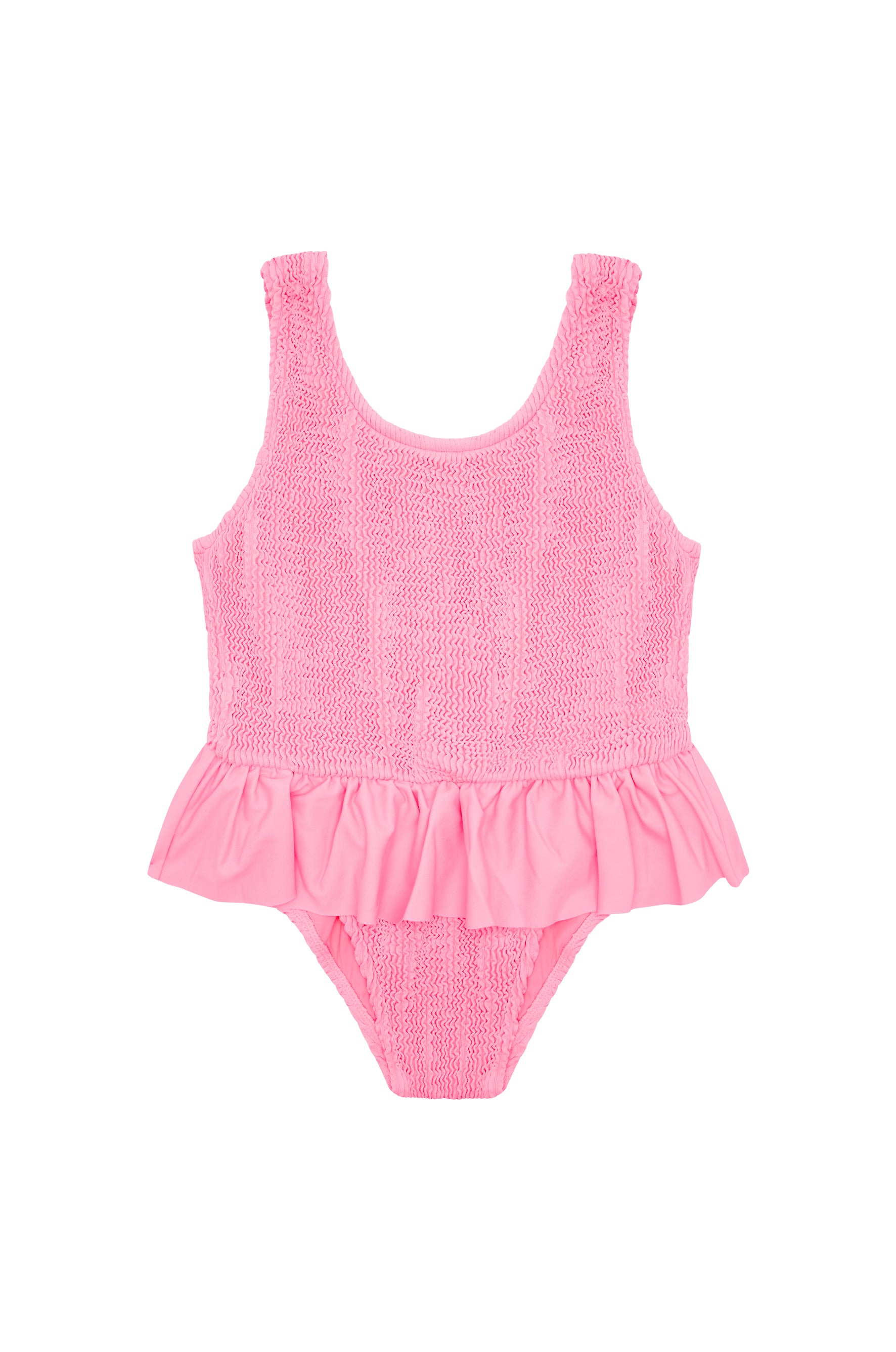 CAMILA FRILL ONE PIECE - PINK / PINK -<B> SPF 50+ </B>