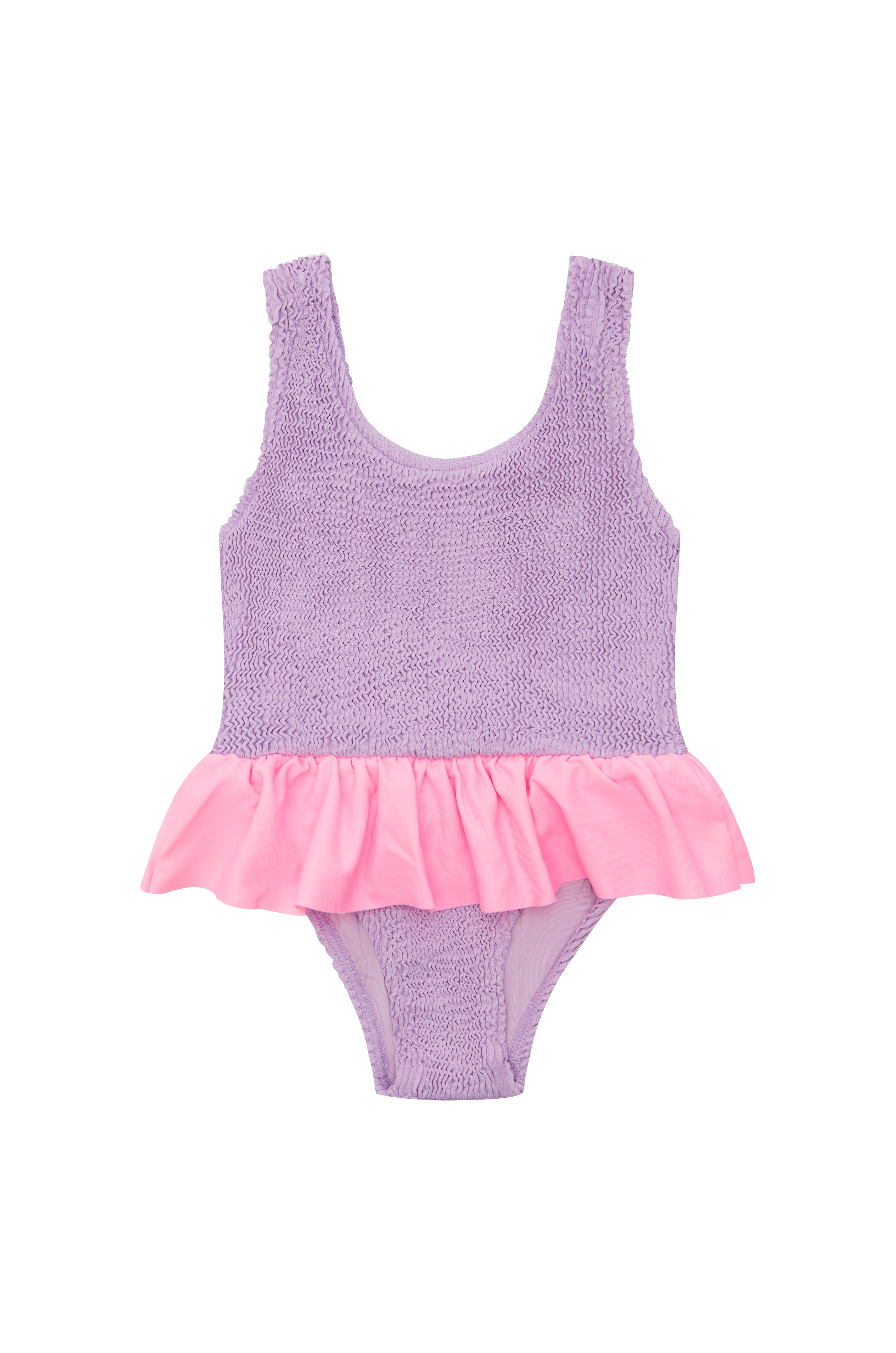 CAMILA FRILL ONE PIECE - PURPLE / PINK - <b> SPF 50+</B>