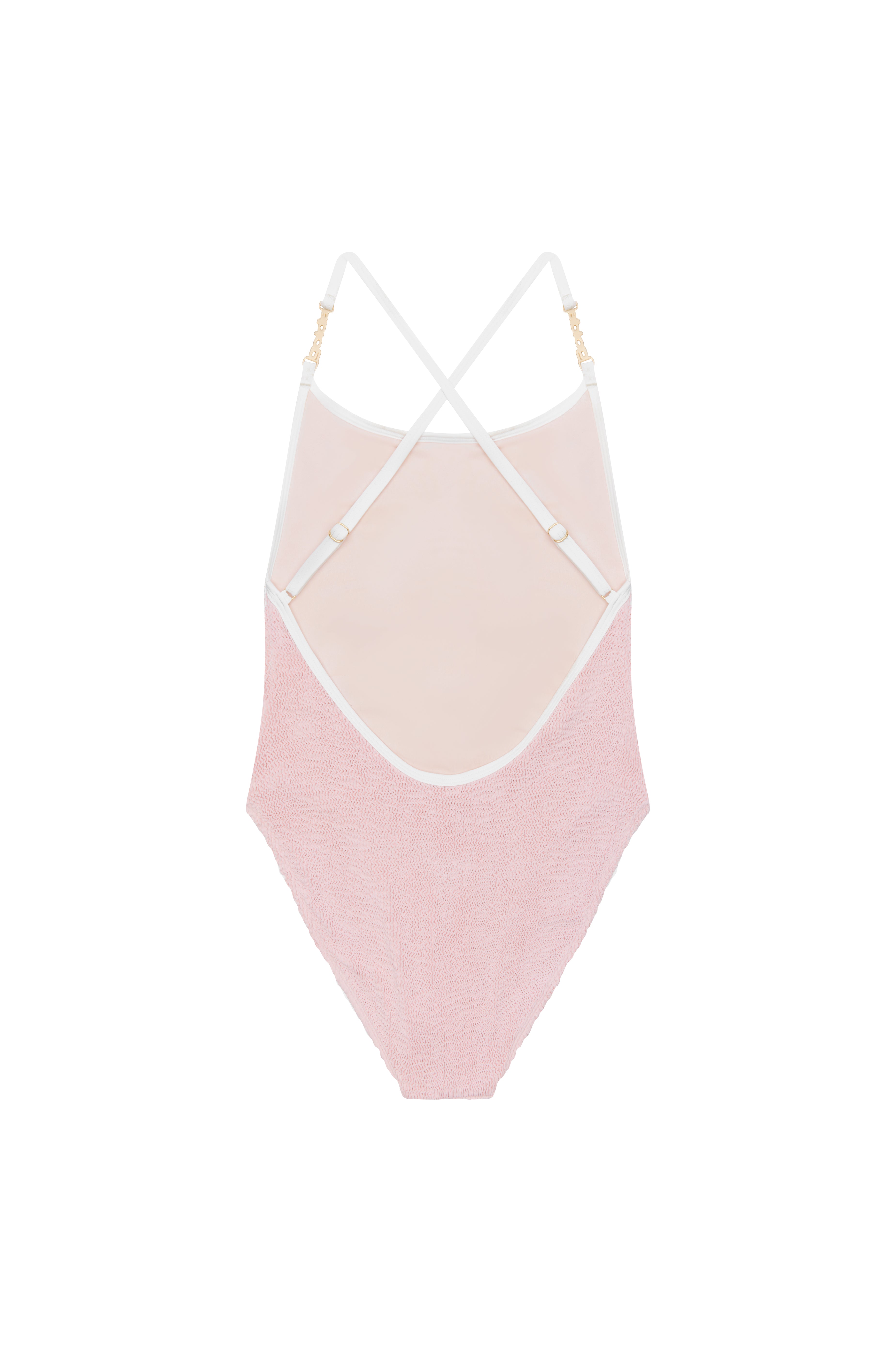 CLEMENTINE ONE PIECE - BLUSH/WHITE (WOMENS)
