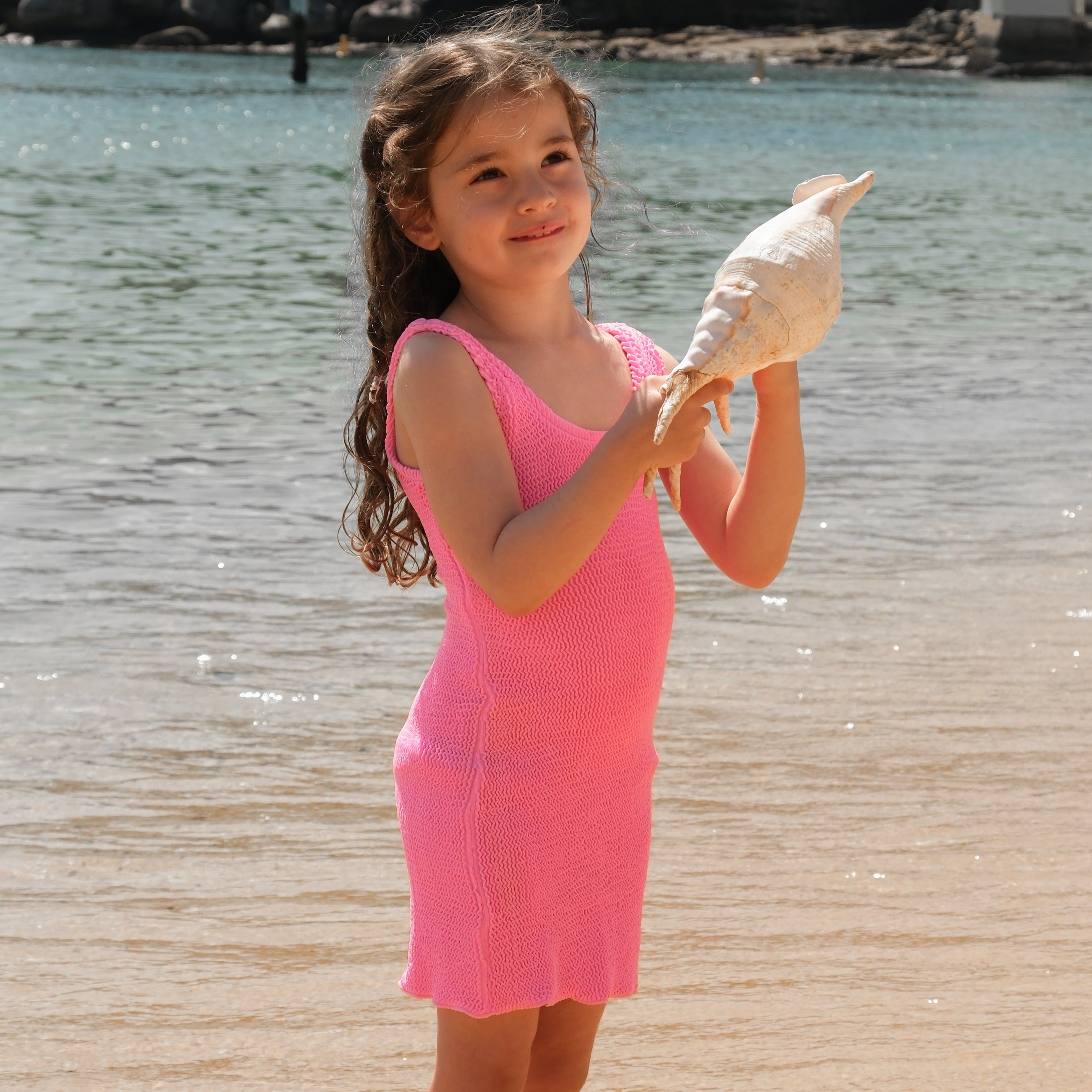 PIA DRESS - HOT PINK