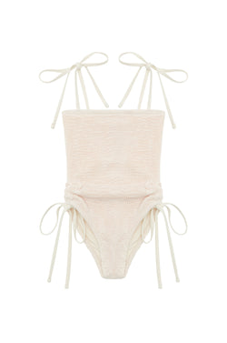 BONDI ONE PIECE - CREAM  -<B> SPF 50+ - RUNS SMALL</B>