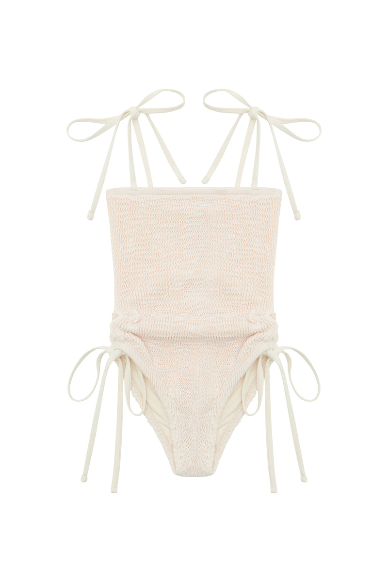 BONDI ONE PIECE - CREAM  -<B> SPF 50+ - RUNS SMALL</B>