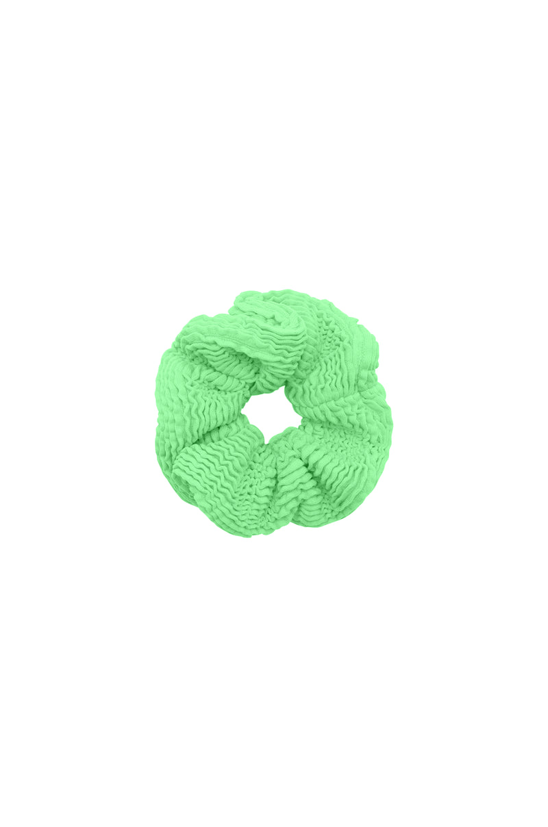LOTTIE SCRUNCHIE - LIME GREEN
