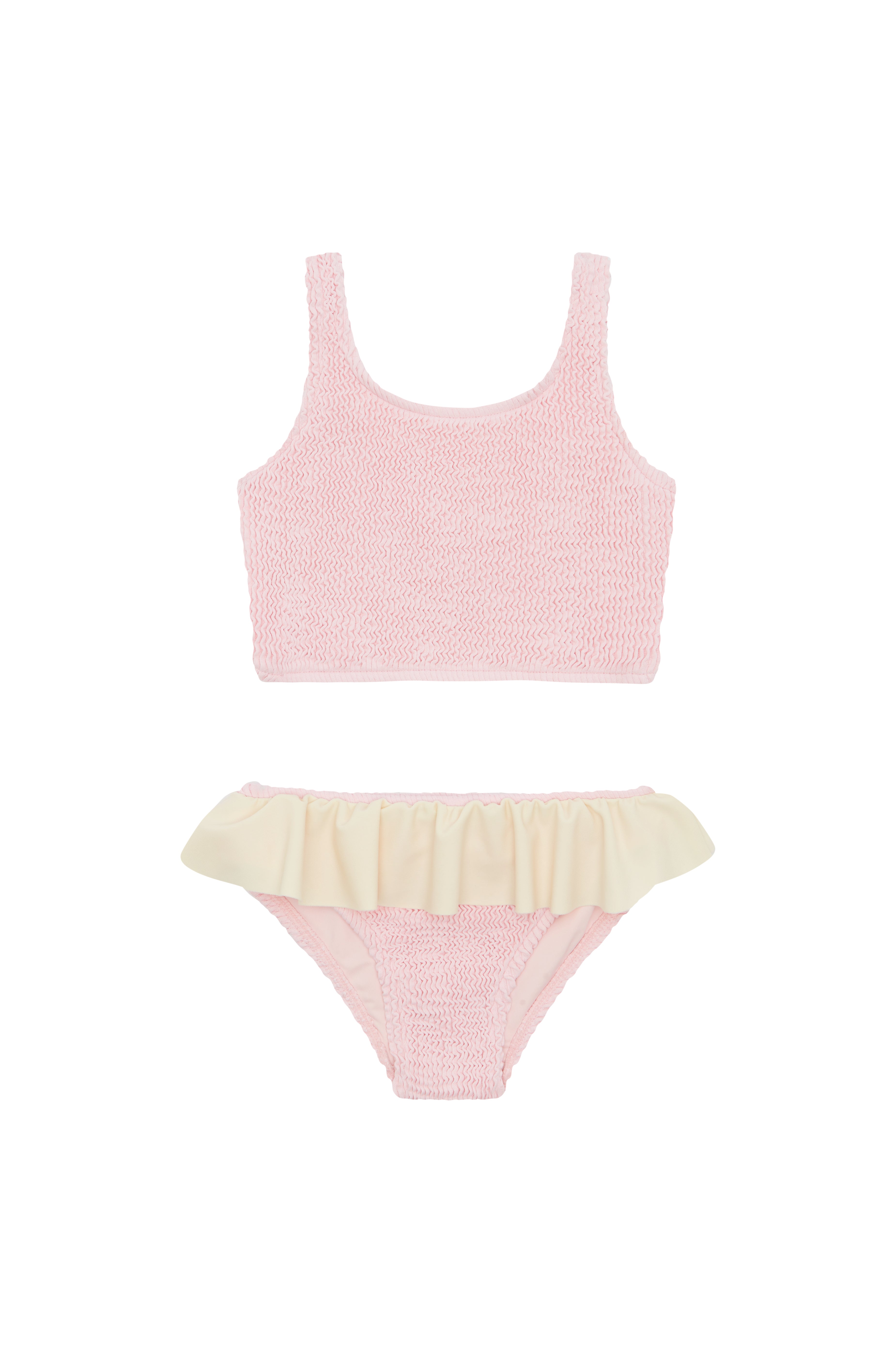 ELLIE TANK BIKINI - BLUSH / CREAM - <b>SPF 50+ </B>