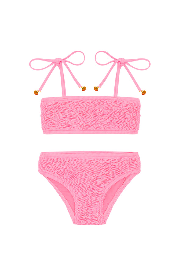 <B> NEW! </B>- BRONTE BIKINI - HOT PINK - <B> SPF 50+ </B>
