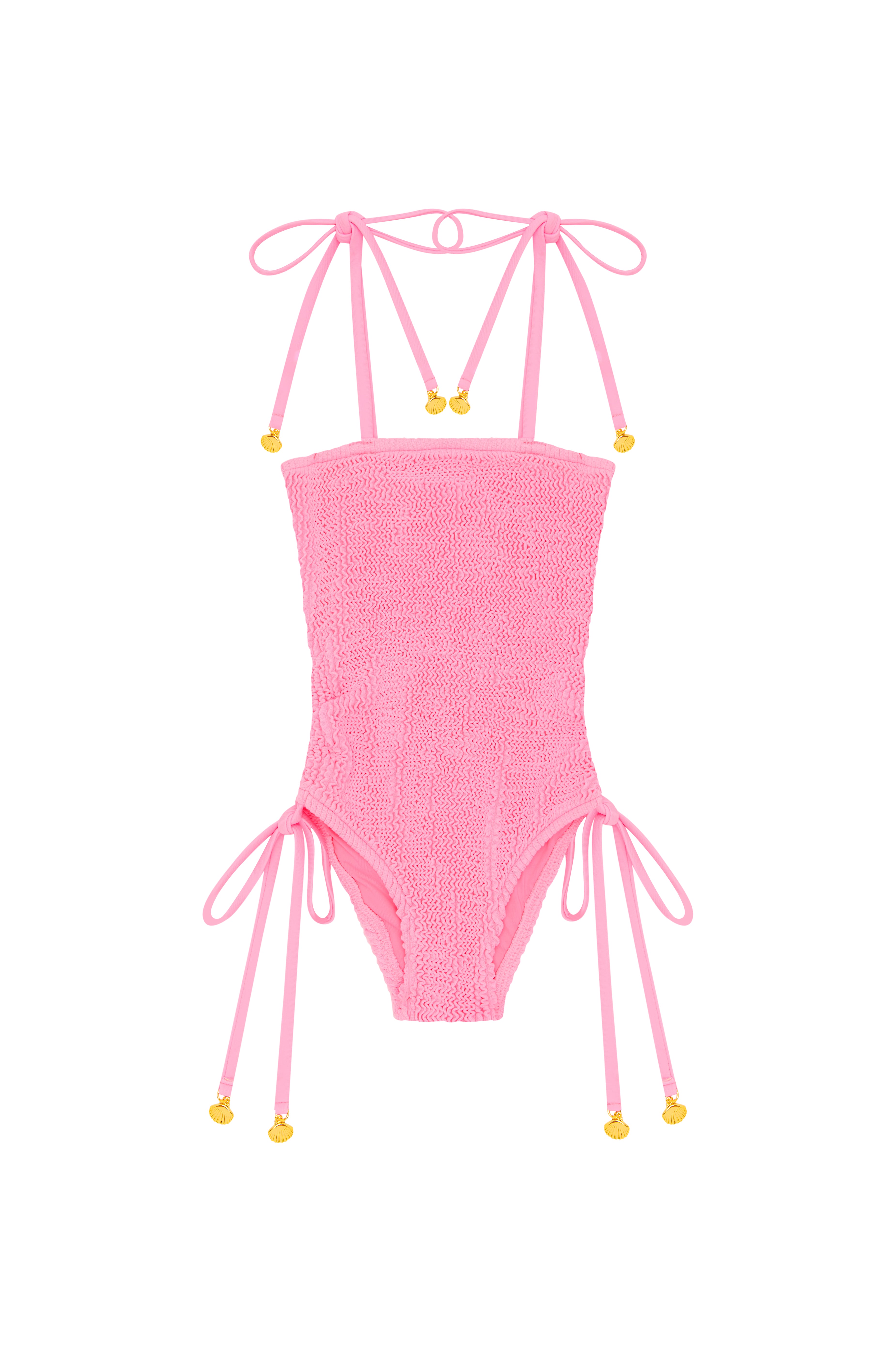 BONDI ONE PIECE - HOT PINK - <B> SPF 50+ </B>