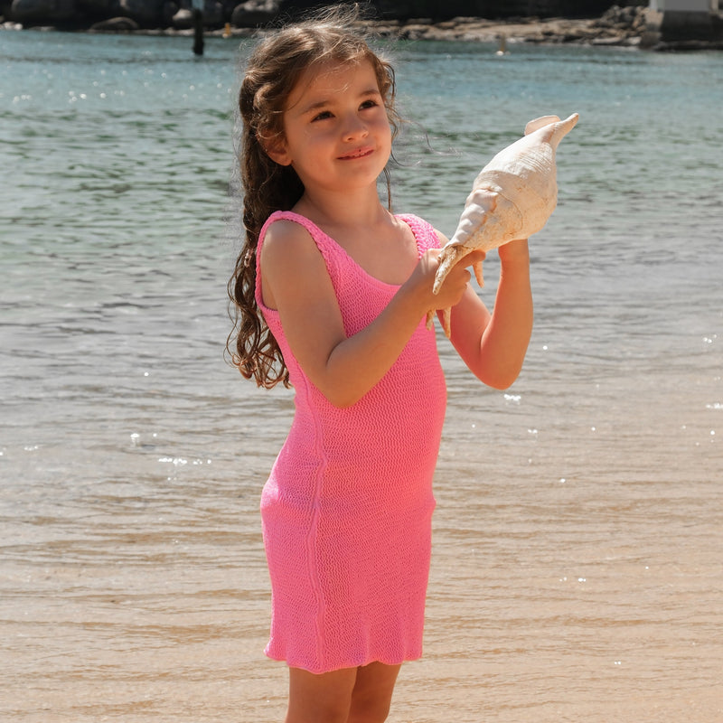 PIA DRESS - HOT PINK