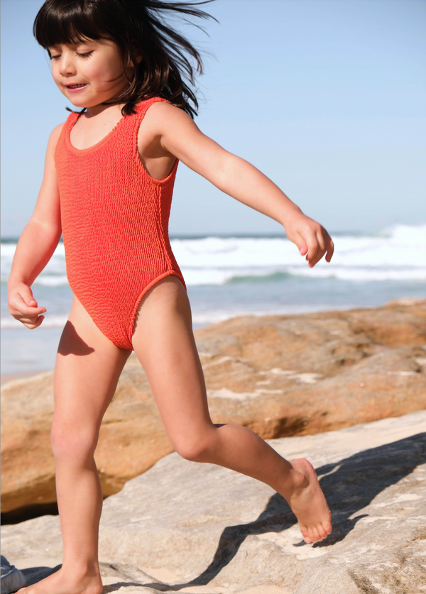 MIMI ONE PIECE - TANGERINE - <B> runs small</B>
