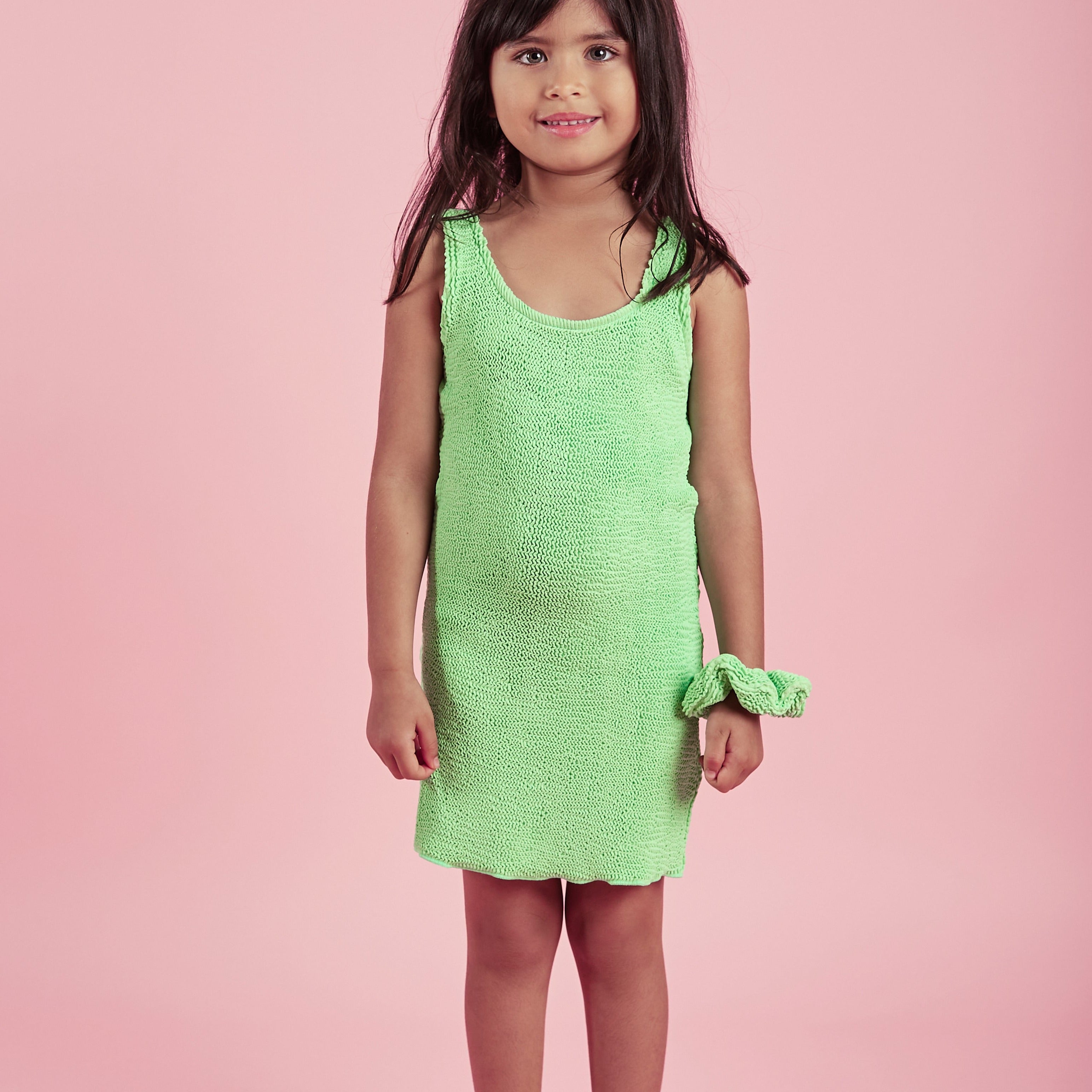 PIA DRESS - LIME PUNCH